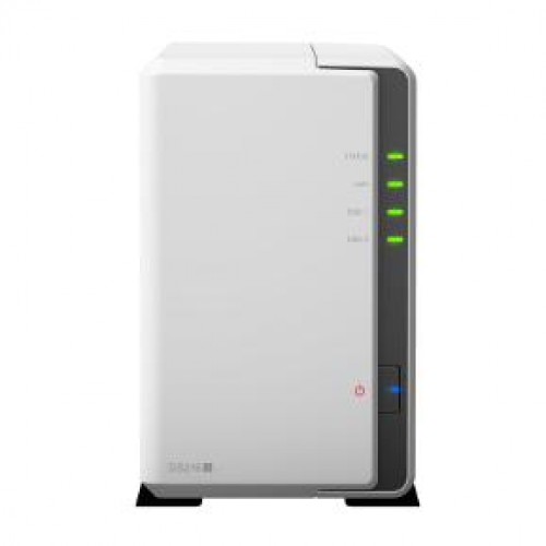 Synology DiskStation DS216J 2-Bay 3.5" Diskless 1xGbE NAS (Tower) (HMB), Marvell 1.0GHz, 512MB RAM, 2xUSB3.0, 2 Yr Warranty